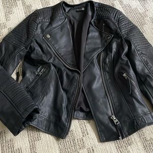 Top Shop faux leather jacket